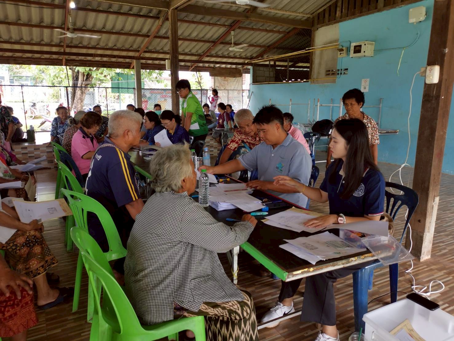 title - สำนักงานการปฏิรูปที่ดินจังหวัดบึงกาฬ ออกหน่วยรับคำร้องออกโฉนดเพื่อการเกษตร ให้แก่เกษตรกร